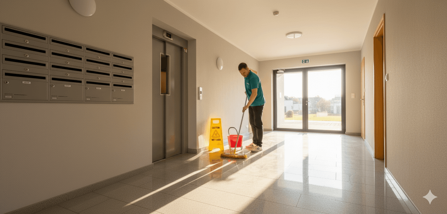 Service Nettoyage parties communes